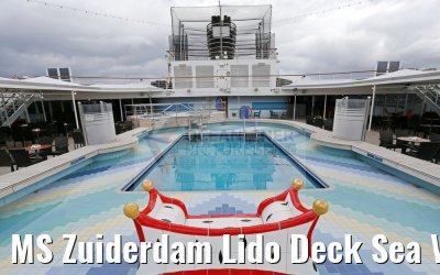 MS Zuiderdam Lido Deck Sea View Pool