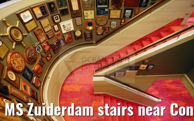 MS Zuiderdam stairs near Conference Rooms