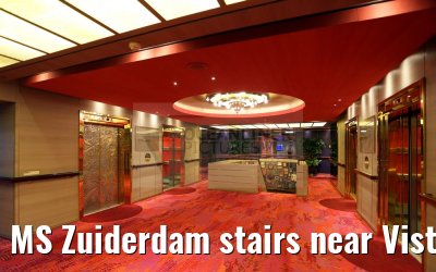 MS Zuiderdam stairs near Vista Lounge