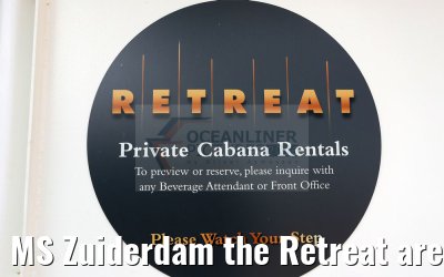 MS Zuiderdam the Retreat area