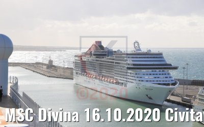 MSC Divina 16.10.2020 Civitavecchia
