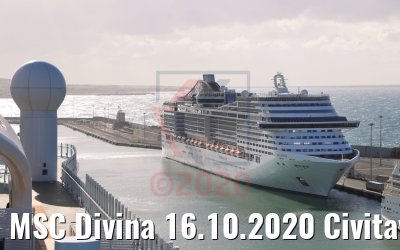 MSC Divina 16.10.2020 Civitavecchia