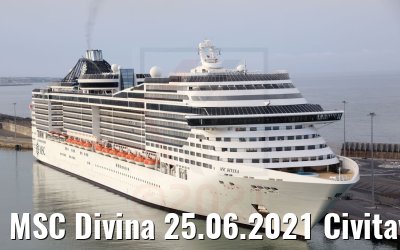 MSC Divina 25.06.2021 Civitavecchia