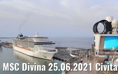 MSC Divina 25.06.2021 Civitavecchia