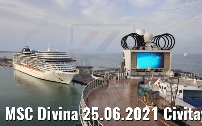 MSC Divina 25.06.2021 Civitavecchia