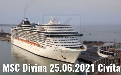 MSC Divina 25.06.2021 Civitavecchia