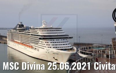 MSC Divina 25.06.2021 Civitavecchia