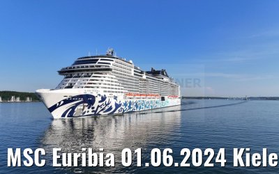 MSC Euribia 01.06.2024 Kieler Förde