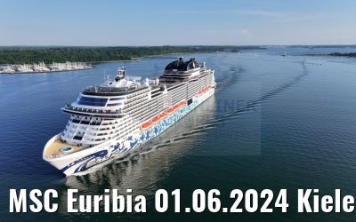 MSC Euribia 01.06.2024 Kieler Förde