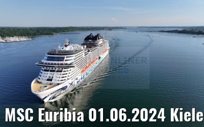 MSC Euribia 01.06.2024 Kieler Förde