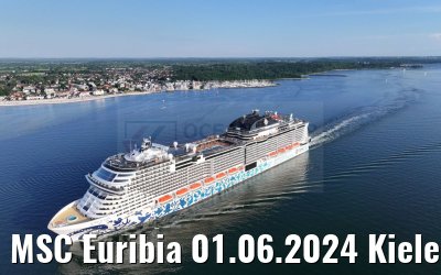 MSC Euribia 01.06.2024 Kieler Förde