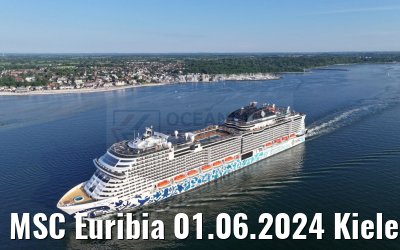 MSC Euribia 01.06.2024 Kieler Förde