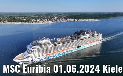 MSC Euribia 01.06.2024 Kieler Förde