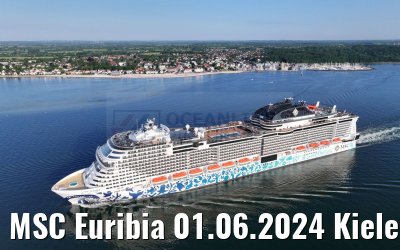MSC Euribia 01.06.2024 Kieler Förde