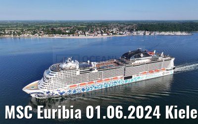MSC Euribia 01.06.2024 Kieler Förde