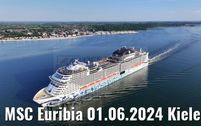 MSC Euribia 01.06.2024 Kieler Förde