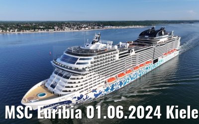 MSC Euribia 01.06.2024 Kieler Förde