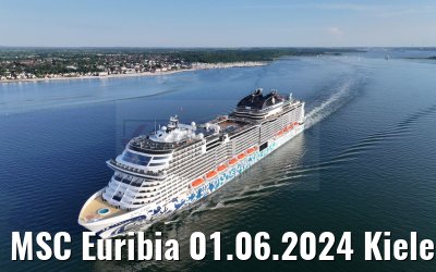 MSC Euribia 01.06.2024 Kieler Förde