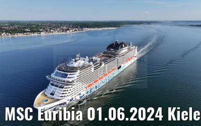 MSC Euribia 01.06.2024 Kieler Förde