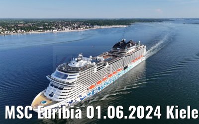 MSC Euribia 01.06.2024 Kieler Förde