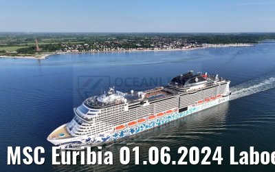 MSC Euribia 01.06.2024 Laboe & beaches