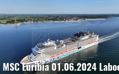 MSC Euribia 01.06.2024 Laboe & beaches