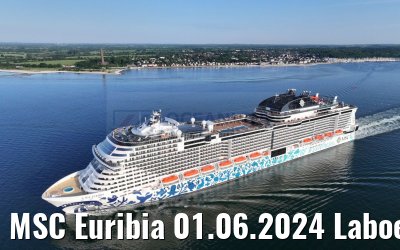 MSC Euribia 01.06.2024 Laboe & beaches