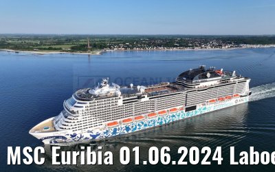 MSC Euribia 01.06.2024 Laboe & beaches