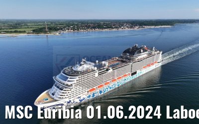 MSC Euribia 01.06.2024 Laboe & beaches