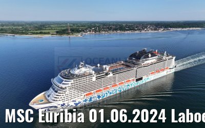 MSC Euribia 01.06.2024 Laboe & beaches