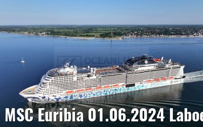 MSC Euribia 01.06.2024 Laboe & beaches
