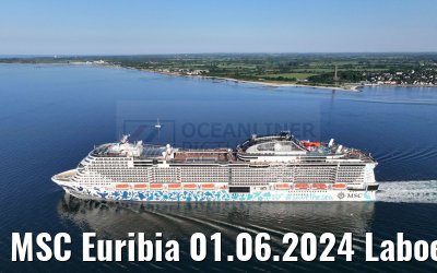 MSC Euribia 01.06.2024 Laboe & beaches