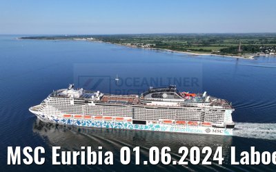 MSC Euribia 01.06.2024 Laboe & beaches