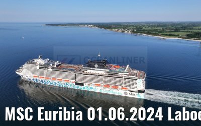 MSC Euribia 01.06.2024 Laboe & beaches