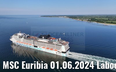 MSC Euribia 01.06.2024 Laboe & beaches