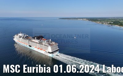 MSC Euribia 01.06.2024 Laboe & beaches
