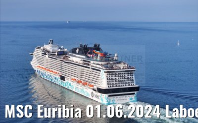 MSC Euribia 01.06.2024 Laboe & beaches