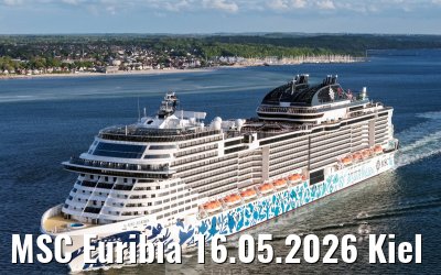 MSC Euribia 16.05.2026 Kiel
