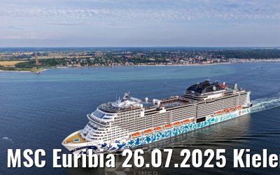 MSC Euribia 26.07.2025 Kieler Förde