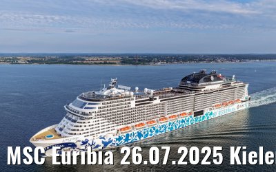 MSC Euribia 26.07.2025 Kieler Förde