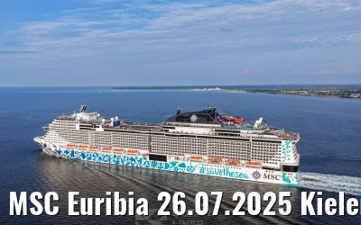 MSC Euribia 26.07.2025 Kieler Förde