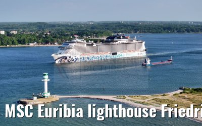 MSC Euribia lighthouse Friedrichsort 10.06.2023