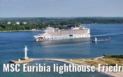 MSC Euribia lighthouse Friedrichsort 10.06.2023