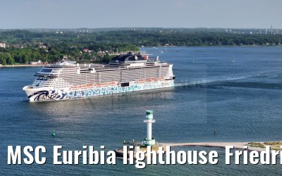 MSC Euribia lighthouse Friedrichsort 10.06.2023