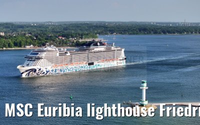 MSC Euribia lighthouse Friedrichsort 10.06.2023
