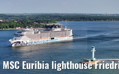 MSC Euribia lighthouse Friedrichsort 10.06.2023