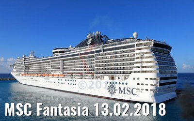 MSC Fantasia 13.02.2018