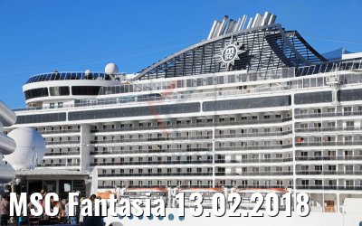 MSC Fantasia 13.02.2018
