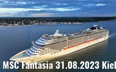 MSC Fantasia 31.08.2023 Kieler Bucht
