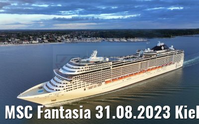 MSC Fantasia 31.08.2023 Kieler Bucht